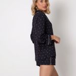 Пижама женская с шортами Aruelle ANNE BLACK SS22